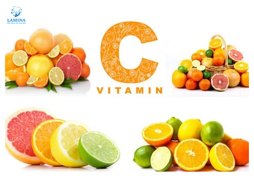 trị viêm nha chu tại nhà: bổ sung vitamin C