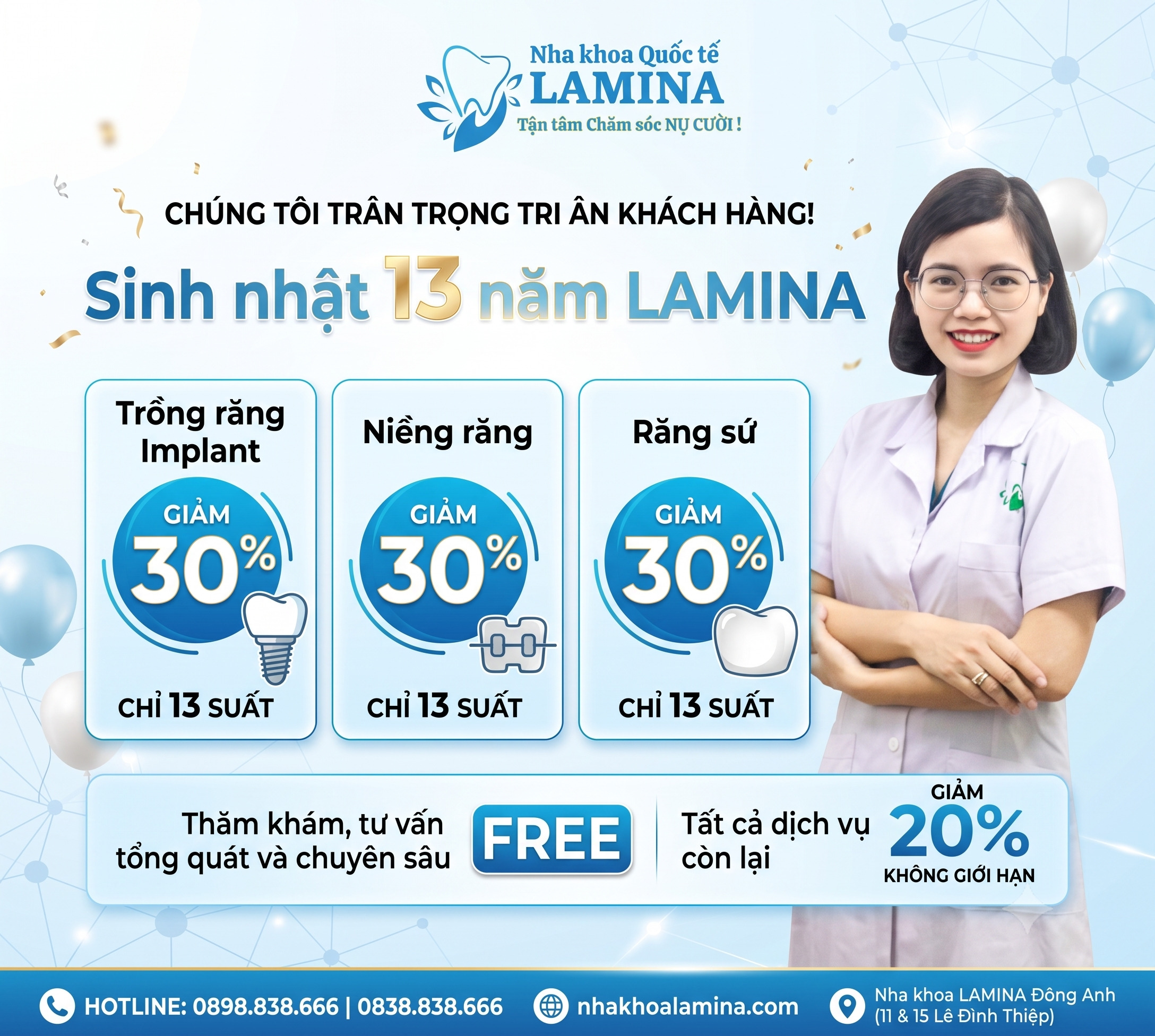 Chương trình ưu đãi siêu khủng mừng sinh nhật
