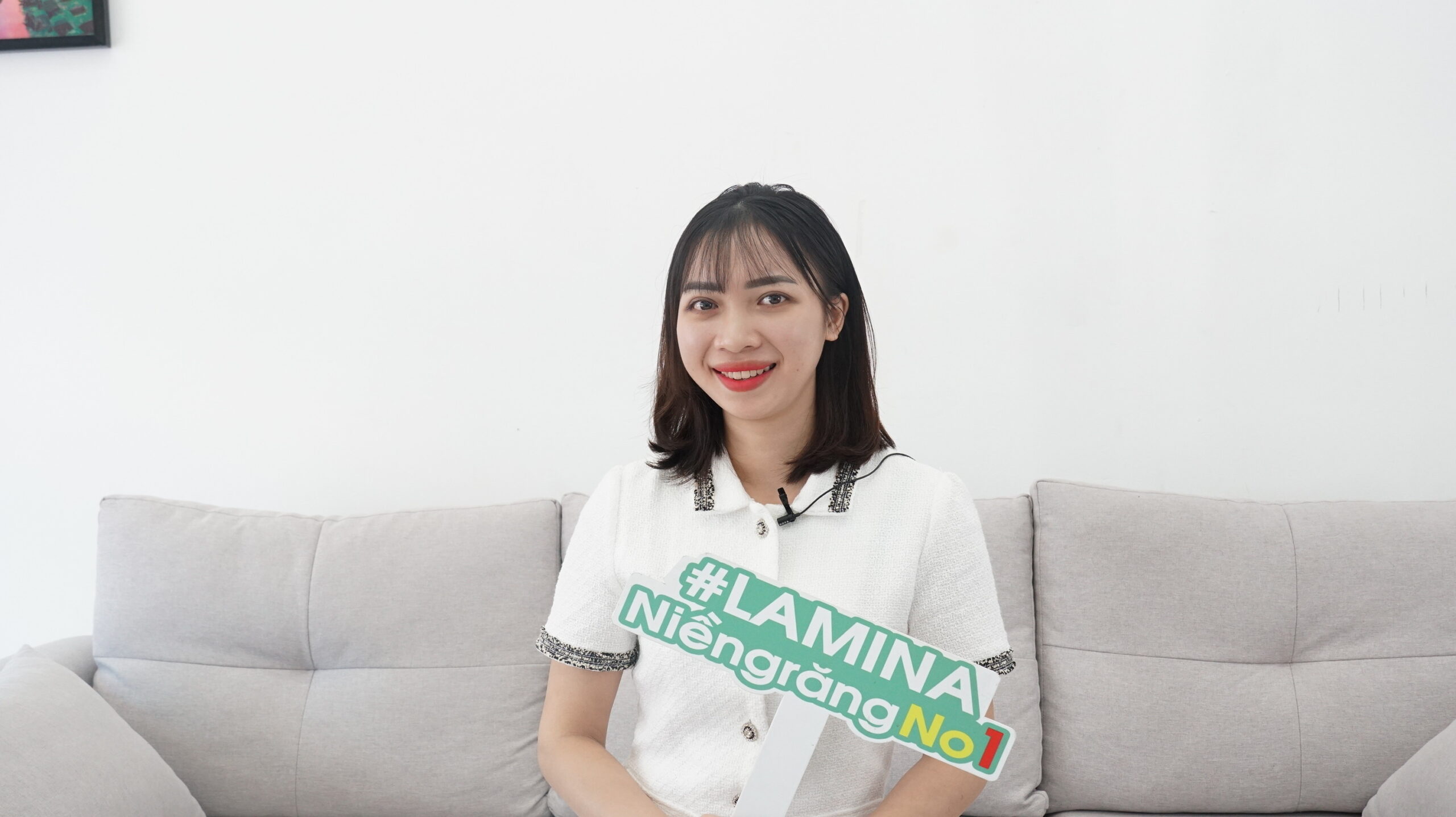 Khách hàng hài lòng sau khi sử dụng dịch vụ tại Lamina